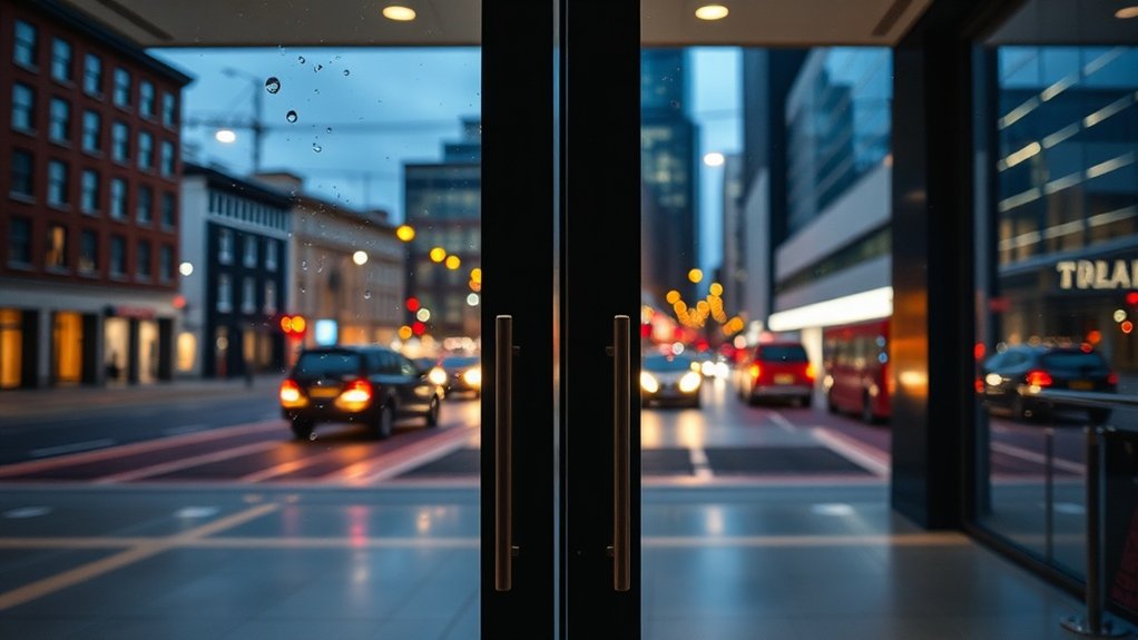 Glass Doors Savile Row