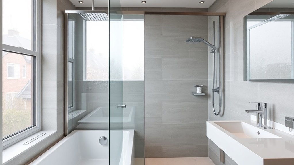 Semi-Frameless Shower Screens Lambeth