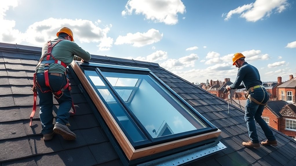 Skylight Installation Grosvenor Square