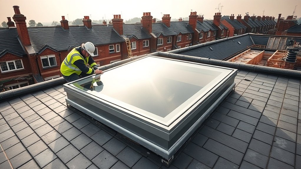 Skylight Installation Savile Row